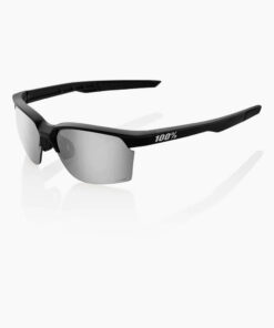 100% - SPORTCOUPE® Matte Black HiPER® Silver Mirror Lens