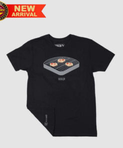 Baseballism Steaks on the Grill Adult T-shirt