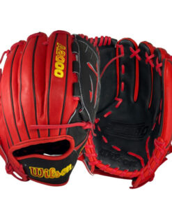 Wilson Custom A2000® B23 Red and Black 12” Pitcher’s Baseball Glove