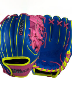 Wilson Custom A2000 DP15 Royal and Pink 11.5" Infielders Glove