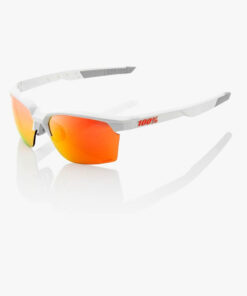 100% - SportCoupe - Matte White/HiPER Red Multilayer (61020-000-43)