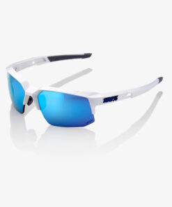 100% - SpeedCoupe - Matte White/HiPER Blue Multilayer (61031-000-75)