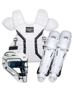 Rawlings Mach Pro Series Catcher's Set: White/Black
