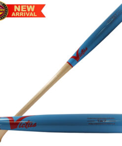 Victus Custom TA7 Pro Reserve Wood Bat - Columbia Blue and Natural